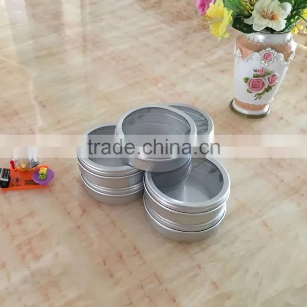 Round Aluminum Tin Jar photo-5