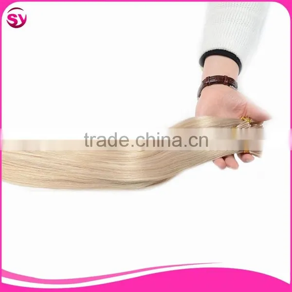 Top Quality Factory Wholesale Virgin Russian Hair Stick I Tip Russian Hair Extensions photo-4
