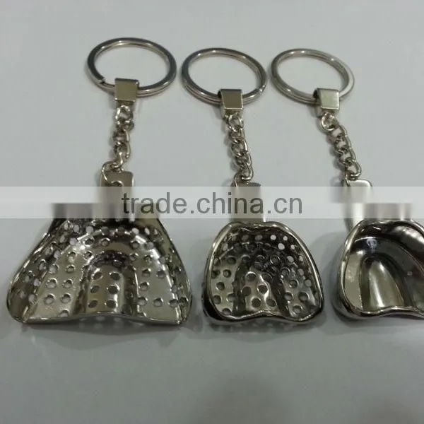 Dental Impression Tray Keychain Dental Tools Keychains