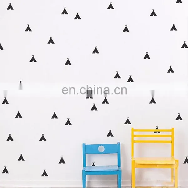 Little Tent Ins Style Vinyl Mini Wall Sticker Children Room Home Decoration Mural Roon Decal photo-2