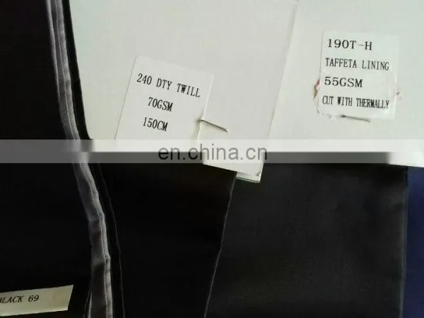 100% Polyester 170t 190t 210t 230t Taffeta Poly Fabric Lining photo-2