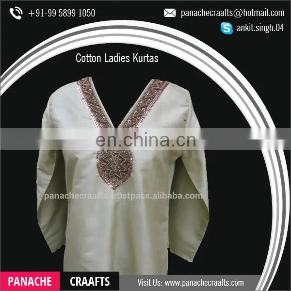 Beaded Ladies Kurta at Wholesale Price photo-2