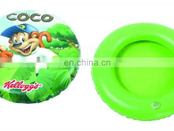 New Eco-friendly PVC AZO Free Inflatable Frisbee photo-3