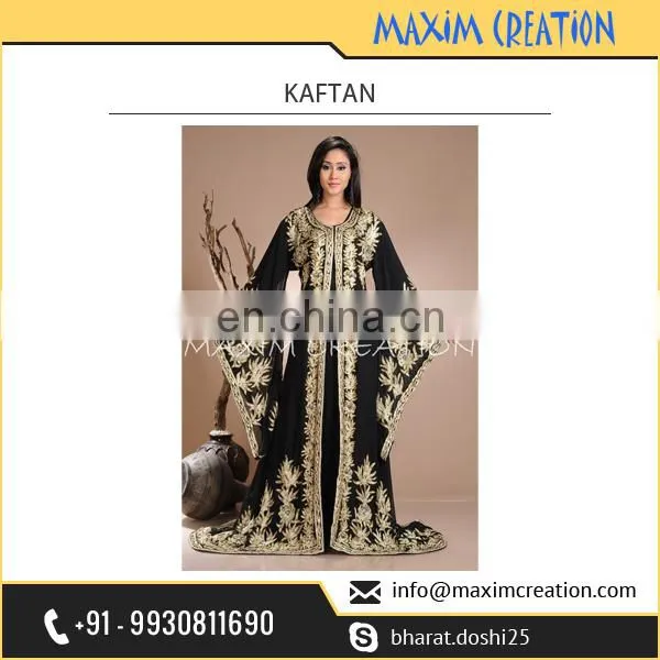 Hot Sale on Machine Printed Kaftan Style Dress From Popular Market Supplier
