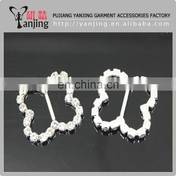 Factory Directly ! Wholesale Butterfly Rhinestone Buckle photo-3