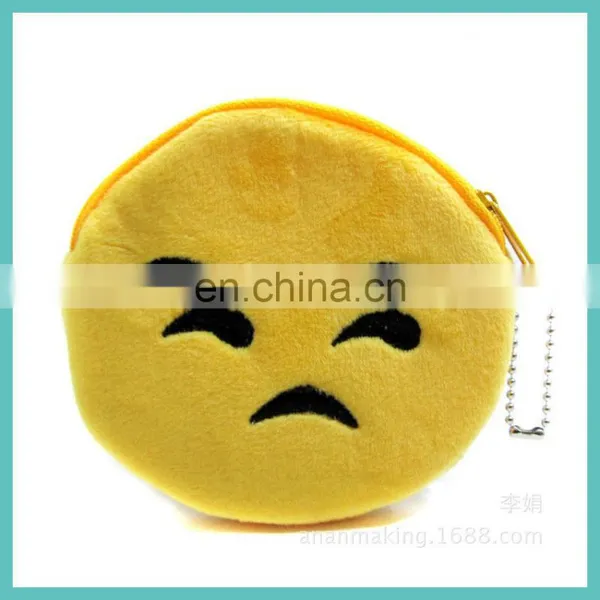 30 Styles of Creative Plush Emoji Coin Purse photo-4