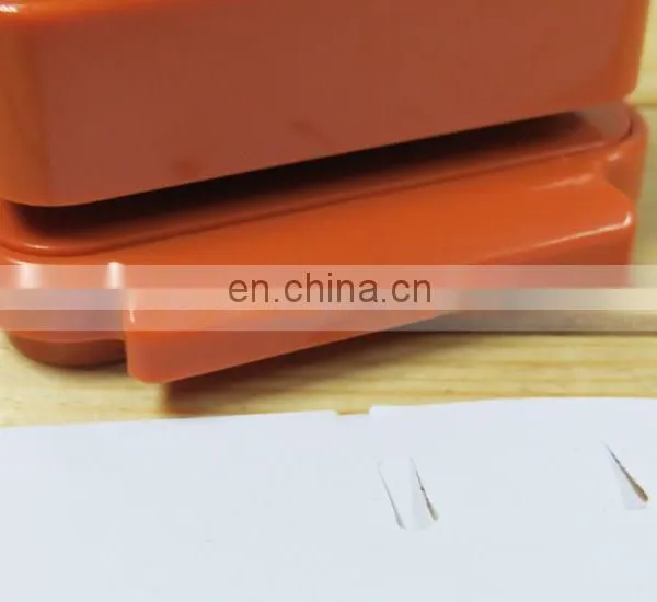 Plastic ABS Environmental Office Mini Stapler No Needle photo-6