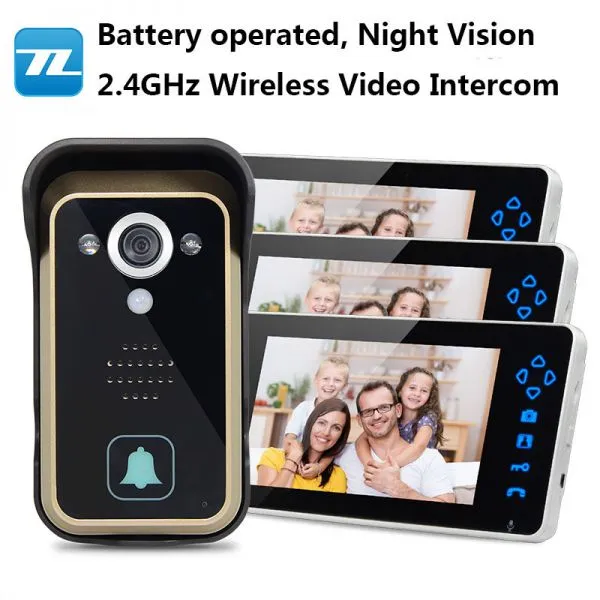 Night Version IR Motion Detection Wireless Door Camera With Monitor TL-A700A