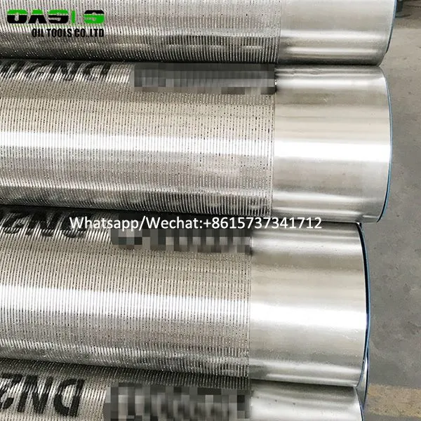 DIN200 Gravel Prepacked Stainless Steel Well Filter Screen Johnosn Water Well Screen