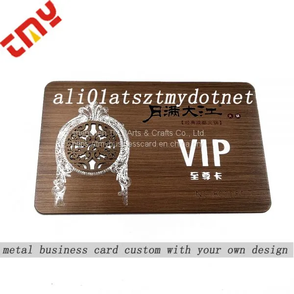 Cheap Nfc Metal Name Business Card Black,Golden Metal Visiting Business Cards photo-5