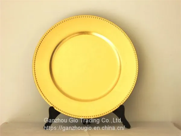 Plastic Charger Plate,christmas Decoration Plate Charger Plate Made in China YF-60017 photo-3
