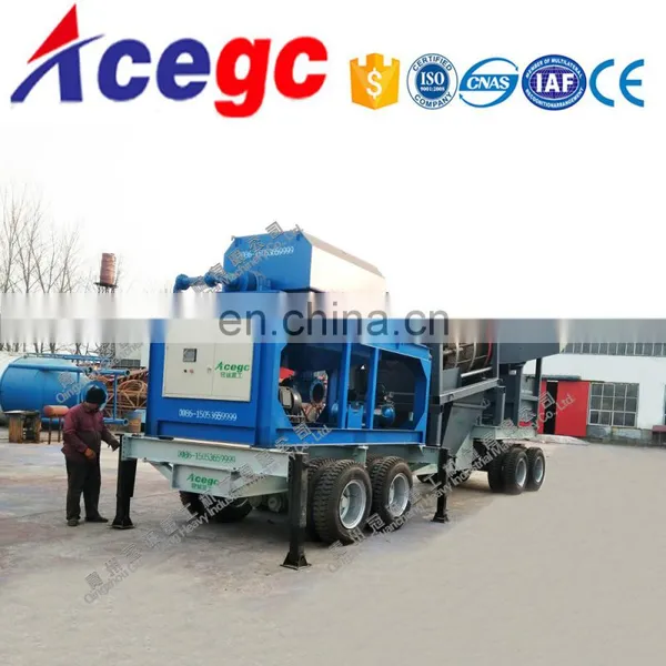 Large Capacity Gold Mining Washing Machine Gold Trommel Scrubber photo-4