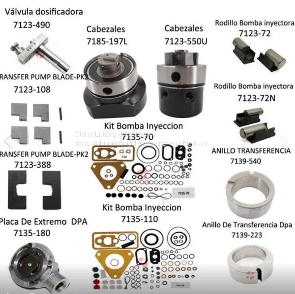 cav dpa injector pump parts 7123-490E Construction machinery diesel engine spare parts