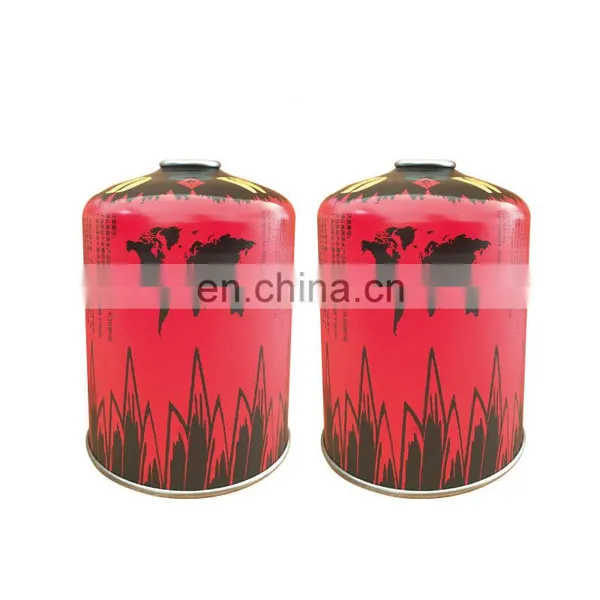 Hebei Screw Valve Butane Gas Cartridge and Propan Butane Gas 450g photo-2