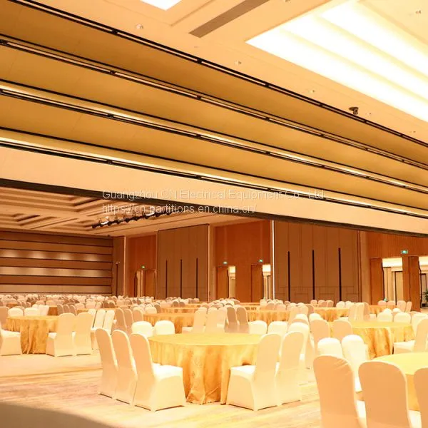 Vertically Folding Partition Wall