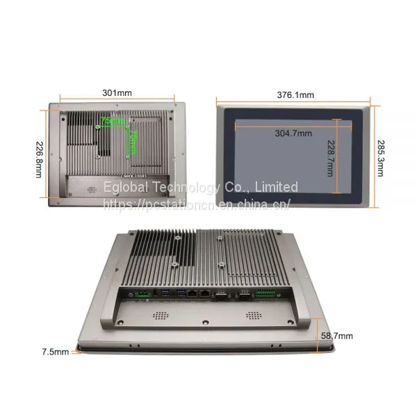 ALL in One Celeron J1900 Industrial Panel PC Windows 15'' Touch Screen Computer IP65 Waterproof Touch PC photo-4