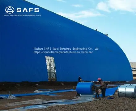 Long Span Space Frame Steel Structural Coal Storage photo-4
