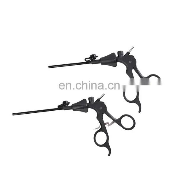 Geyi Laparoscopic Instrument Autoclavable Grasper 1+2 Teeth Double Action With Insulated Handle photo-5