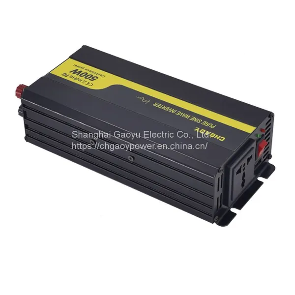 Reliable Pure Sine Wave 500W Continuous/1000W Peak Car Power Inverter 12V To 110V Adapter With 2 AC Sockets And 2A USB Port photo-5