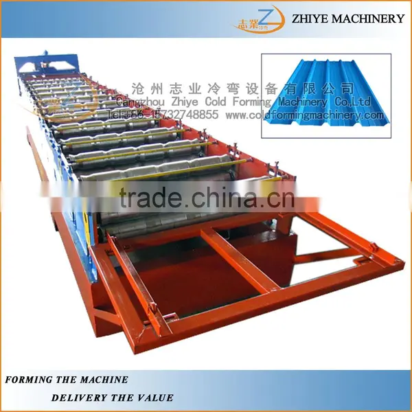 Trapezoidal Tile Sheet Roof Wall Panel Cold Forming Machine/Used Metal Roof Sheet Roll Forming Machine photo-5
