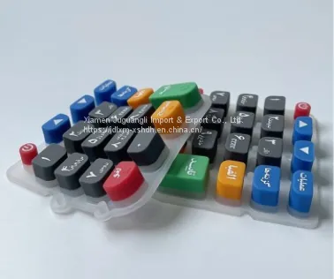 Colorful Silicone Keyboard For Mobile Terminal photo-3