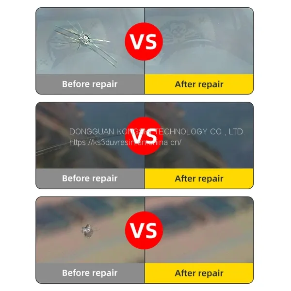 Car Auto Glass Repair Crack Scratches Repair uv Glue Fluid Windshield Windscreen Repair Repare Resin photo-5