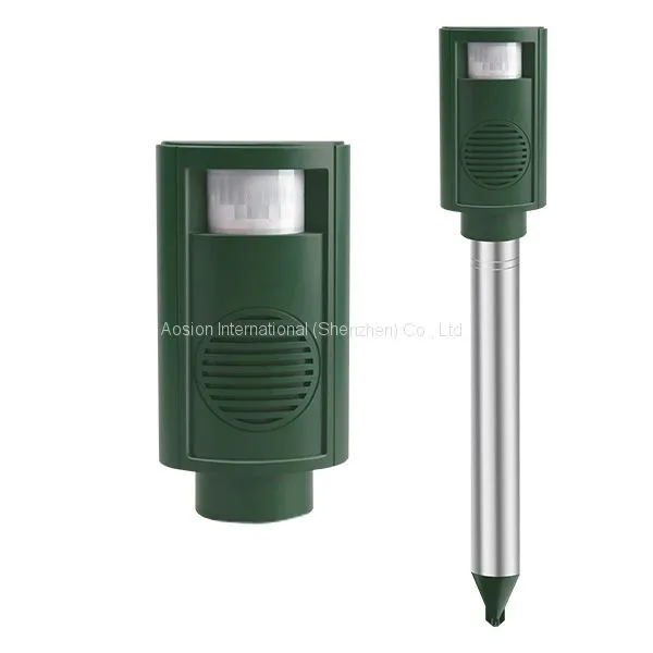 Aosion Garden Outdoor Battery Powered Ultrasonic Bird Repeller With PIR Sensor photo-2