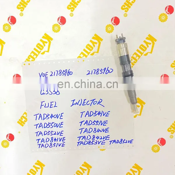 Excavator Parts VOE21785960 21785960 295050-1240 2950501240 G3S58 FUEL INJECTOR TAD540VE TAD541VE TAD550VE TAD551VE photo-2