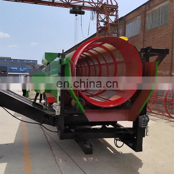 Heavy Duty Compost Portable Rotary Small Gold Mobile Trommel Screen For Sale Portable Mobile Trommel Screen photo-3