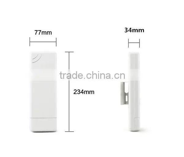 2.4ghz High Power Outdoor 2-3km Wireless Wifi Bridge Cpe Receiver With Directional Antenna photo-2