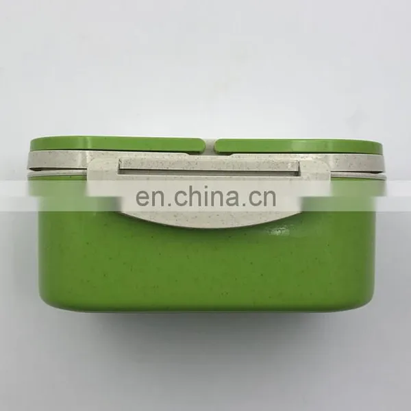 Promotional Wholesale Bamboo Straw Fiber Wheat Warm Stack Customize Lunch Bento Box photo-4