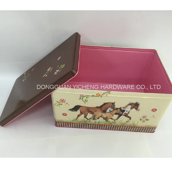 Storage Box Large Rectangular Tin Box photo-2