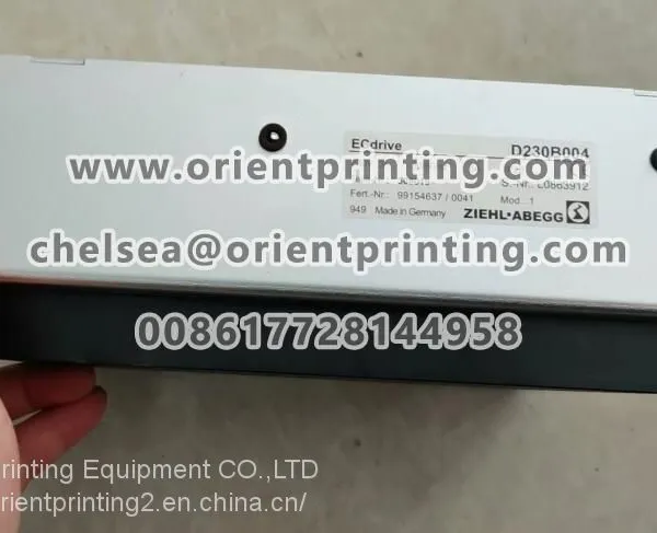 L0847558 EC-Drive Ink Roller KBA Drive D230B004 For KBA Control Module