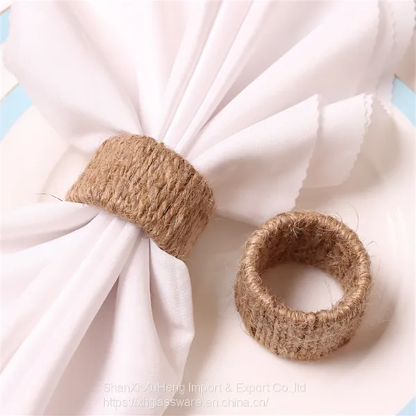 Elegant Natural Napkin Ring For Wedding Table Decoration photo-2