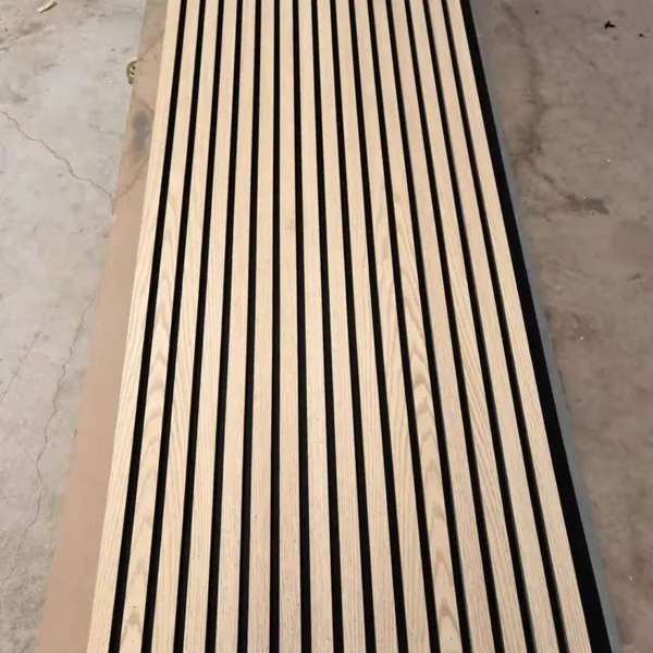 White Oak,black Walnut,black Oak Veneer Wood Slat Acoustic Panel