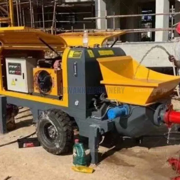 High Quality Cement Conveyor Pump Equipment Fine Aggregate Concrete Hydraulic Pumps Concrete Pump Truck photo-4