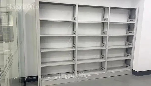 HN-O46 Modular Metal Bookcase for Furniture Wholesalers, Customizable Colors, Snap-on Assembly No Screws, China Factory Direct for Global photo-3