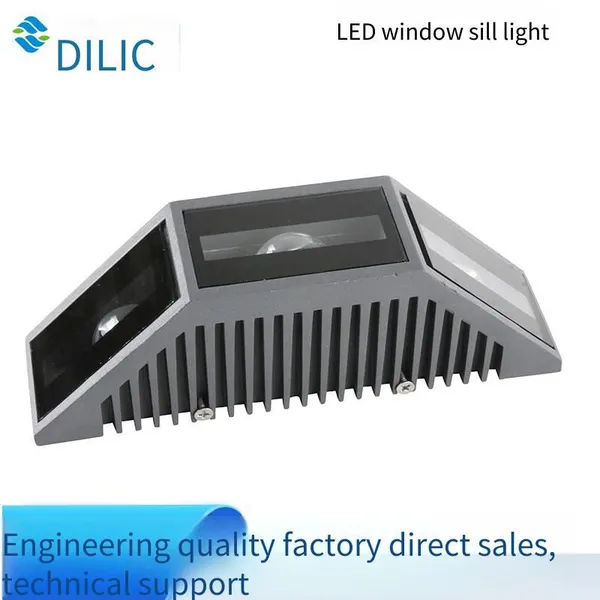 led outdoor waterproof window table lamp, led window frame lamp, 12w 360-degree window table lamp