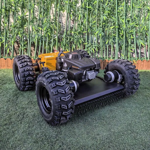 Villa Lawns Regelmäßiges Rasenmähen Vigorun 550mm Bremsmotor E-Stop Fernbedienung Allradantrieb Rasenmäher photo-3
