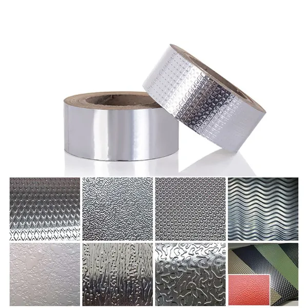 Embossed 3 /5 Bars Pattern Checkered Aluminum Roll 1100 1060 1050 3003 6061 6063 Aluminum Coil photo-3