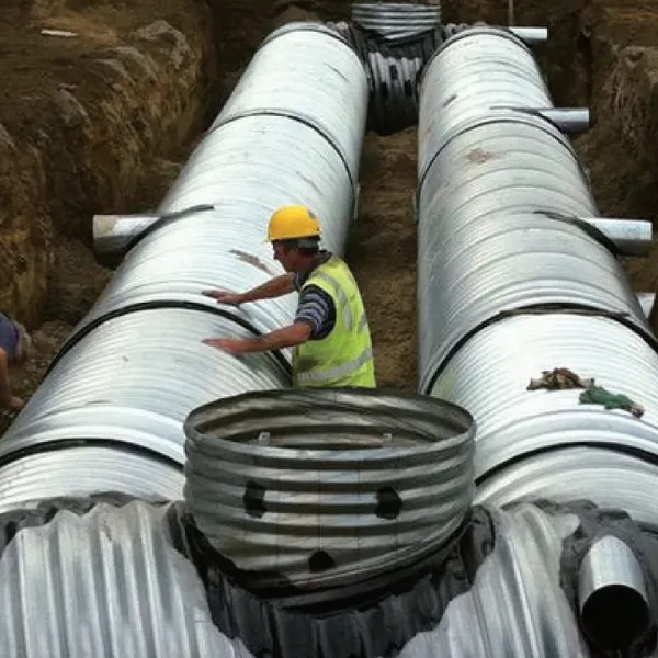 GALVANIZED HELICAL CORRUGATED STEEL CULVERT photo-4
