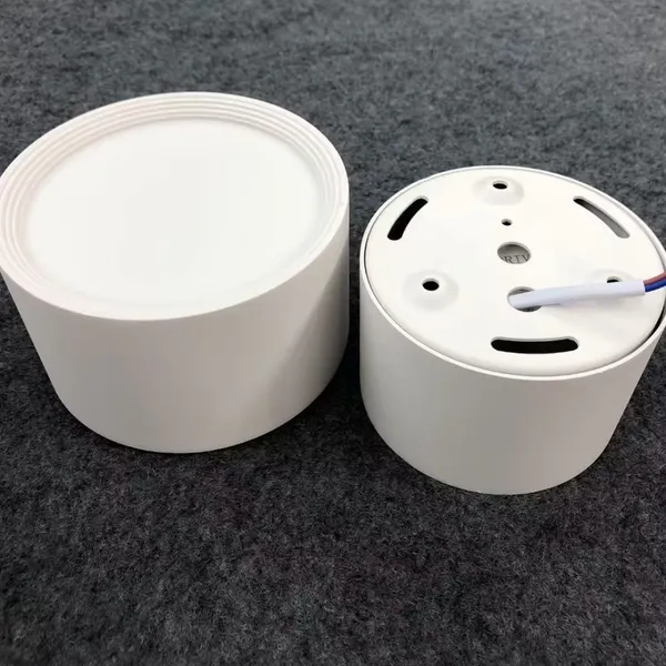 M12 Surface-Mount LED Downlight 9W-30W AC100-230V CRI80 110-125lm/W 120 Degree 50000H Die-cast Aluminum CE ROHS QUEENDOM