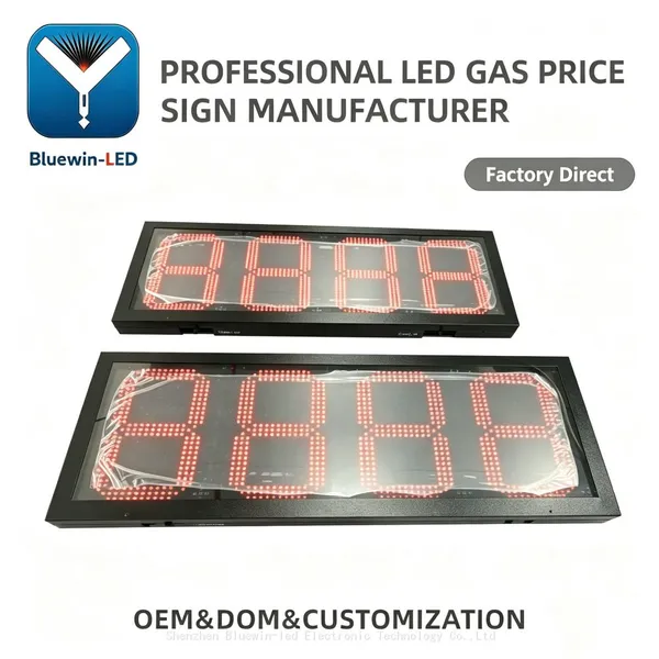 Custom Gas Stations Names Broad Service Station Sign Board Metal Digital Free Standing Price Screen Gas Station Pylon Sign