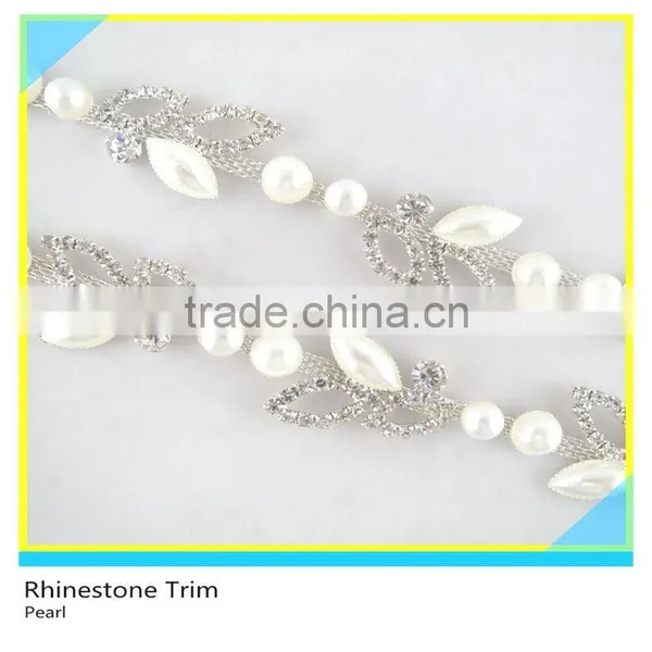 Fancy Rhinestone Trimming 888 Crystal Material,Wholesale Pearl and Rhinestone Trimming photo-4
