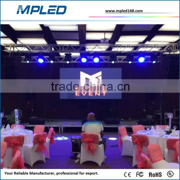 2015 Popular Product Indoor Led Screen With Black Led for Hotel Wedding