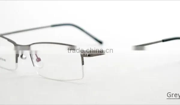 Metal Alloy Half-rim Men Wholesale Stylish Nice Glasses Frame photo-5