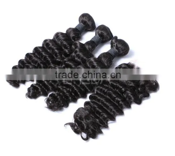Deep Wave Human Hair Lace Frontal Closure, Deep Wave Hair Brazilian Virgin Supplier's Choice photo-2