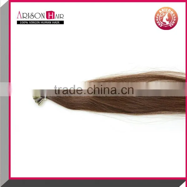 Hot Sellling Trade Assurance Supplier Top Quality Pre Bonded Unprocessed Peruvian Hair photo-4