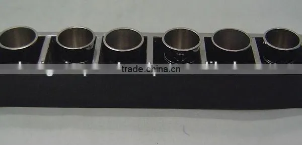 Wooden Box With 6 Glass