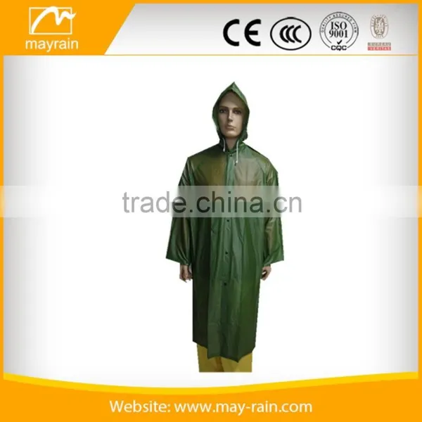 Pvc Adult Waterproof Long Rain Jacket Raincoat Supplier's Choice photo-3